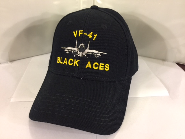VF-41/F-14 Ballcap (Black/Dir. Emb.)