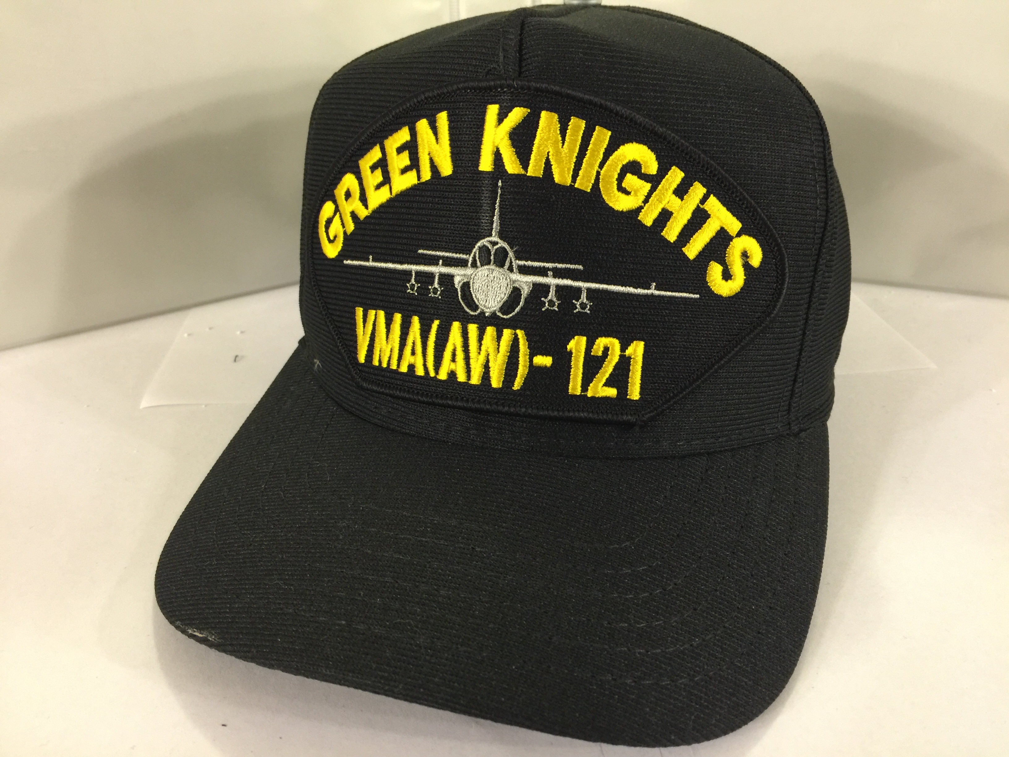 USMC VMA(AW)-121 GREEN KNIGHTS Ballcap (Black)