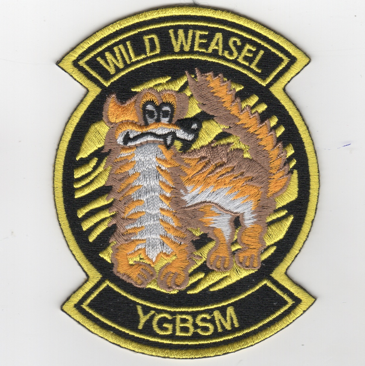 Wild Weasel 'YGBSM' (Yel-Black/No Velcro)