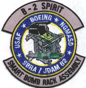 B-2 SBRA/JDAM 82 Patch (Blue)
