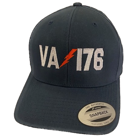 VA-176 Ballcap (Dk Blue/Lightning)