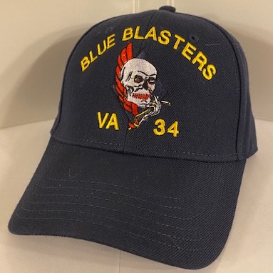 VA-34 'SKULL' Ballcap (Dark Blue)
