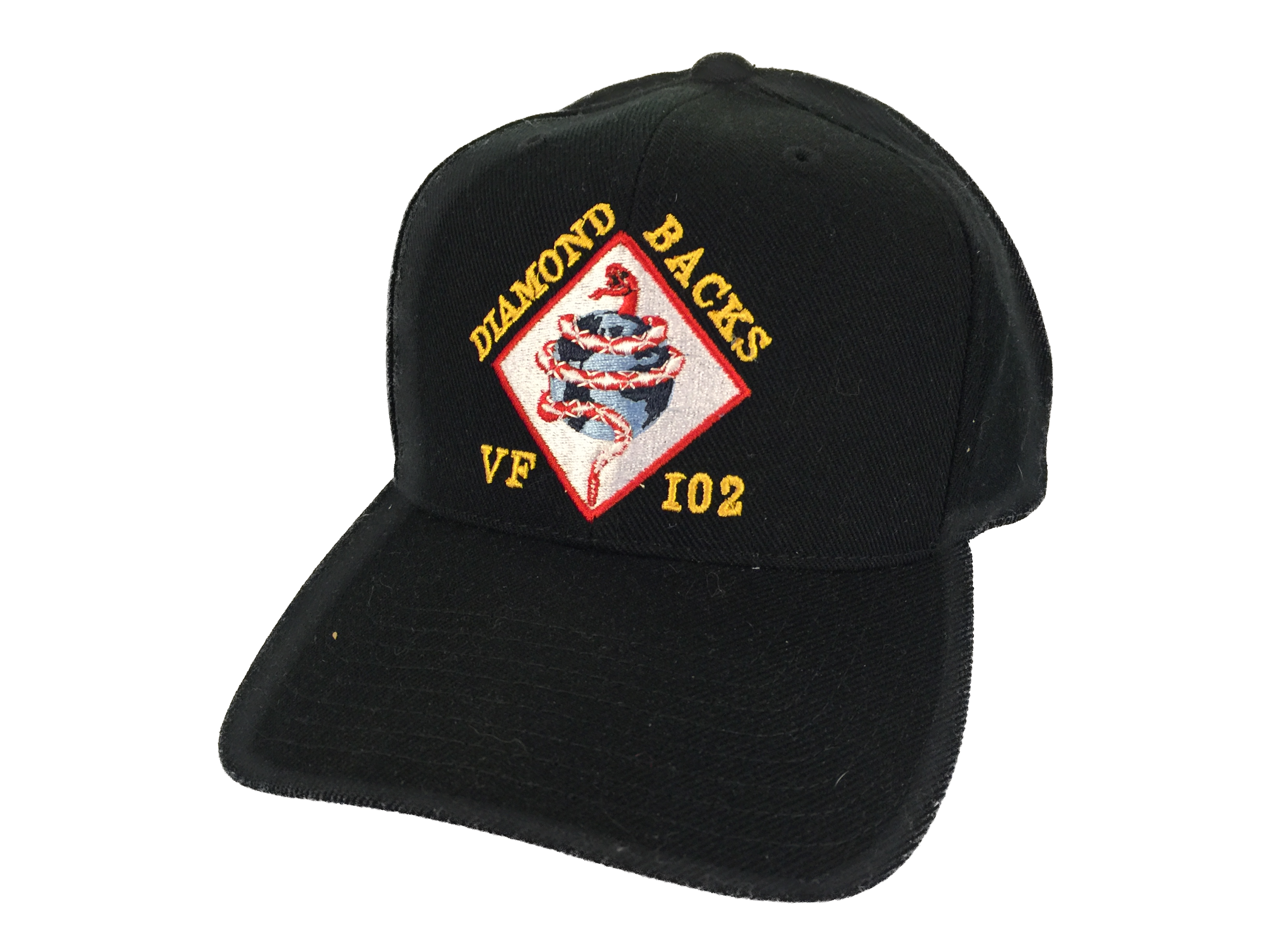 VF-102 'Sqdn Logo' Ballcap (Dk. Blue/Yellow Letters)