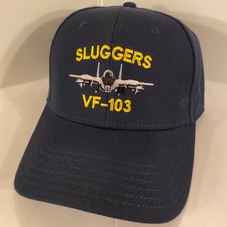 VF-103 Sluggers/F-14 Ballcap (D.E./Dk Blue)