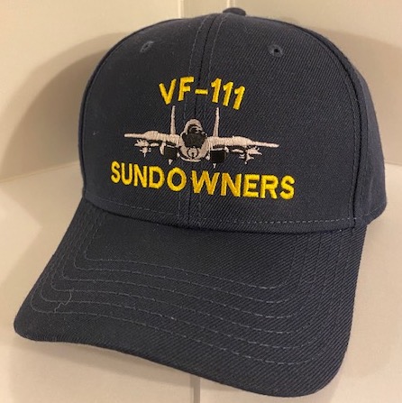 VF-111 'F-14' Ballcap (Dk. Blue/Dir. Emb.)
