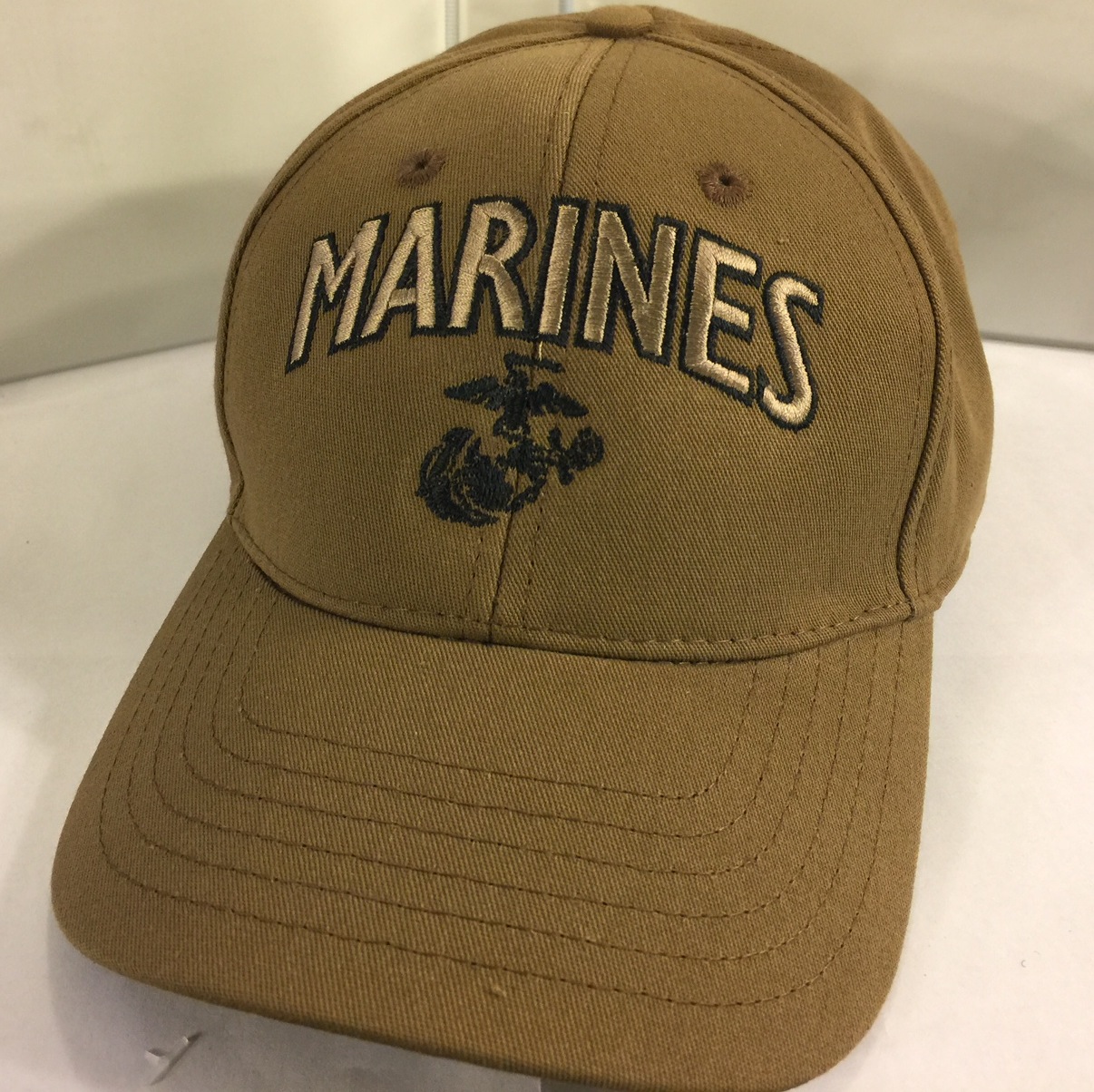 USMC MARINES Ballcap (Coyote Brown)