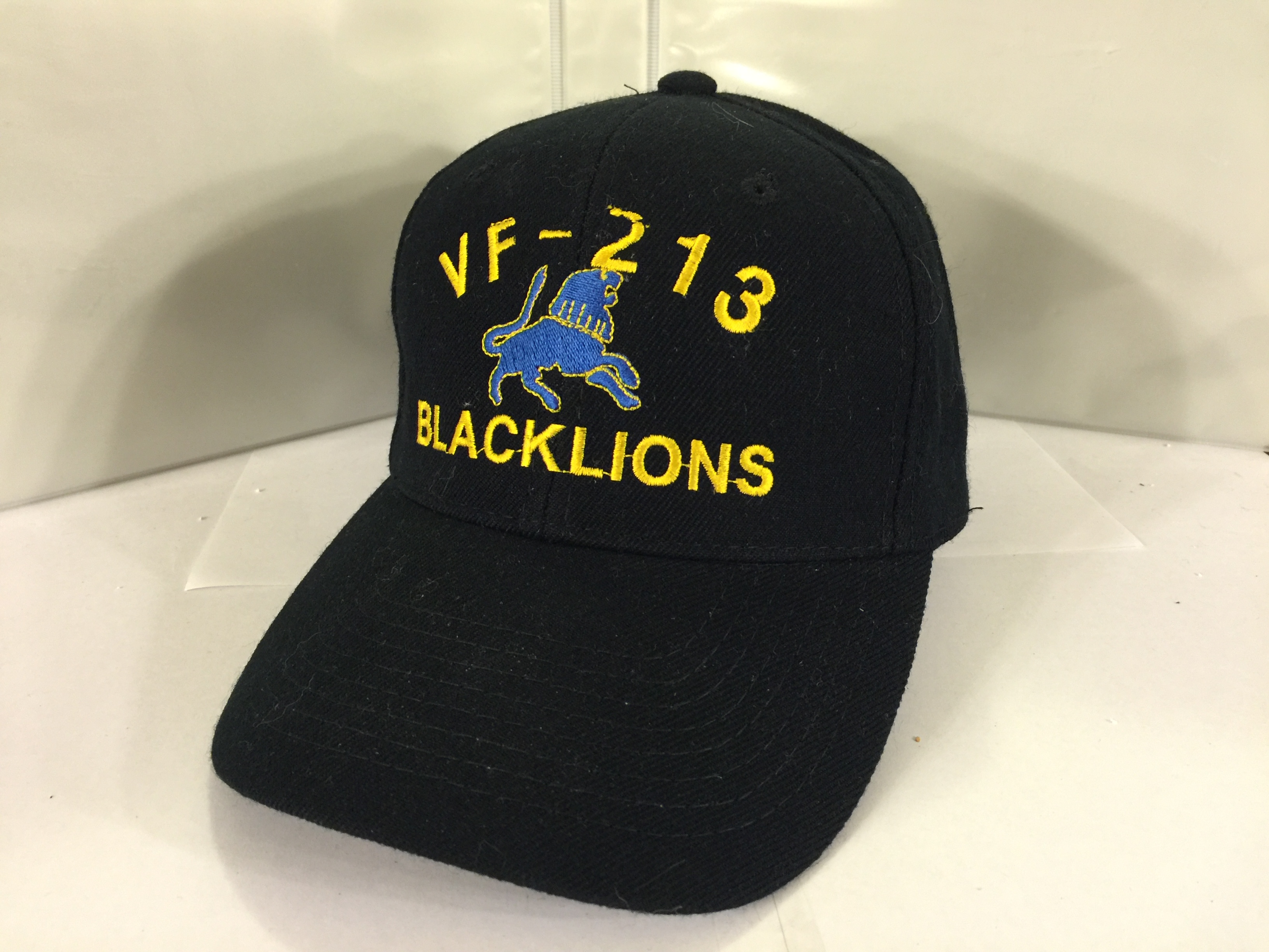 VF-213 Sqdn *LION* Ballcap (Black/D.E.)