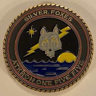 A-6E / VA-155 'SILVER FOXES' Coin (Front)