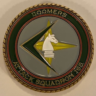 A-6E / VA-165 'BOOMERS' Coin (Front)