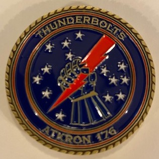 A-6E / VA-176 'THUNDERBOLTS' Coin (Front)