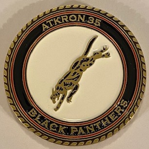 A-6E / VA-35 'BLACK PANTHERS' Coin (Front)