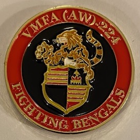 VMFA(AW)-224 Coin (Front)