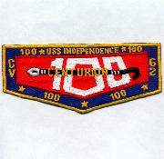 USS Independence (CV-62) 100 Traps Patch