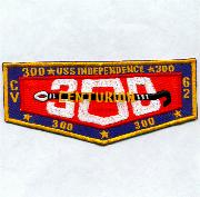 USS Independence (CV-62) 300 Traps Patch (FLAP)