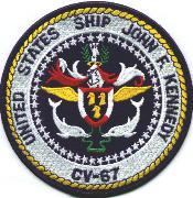 USS John F. Kennedy (CV-67) Ship Patch