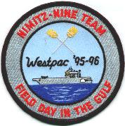 CVN-68/CVW-9 1996 'Field Day' WPAC Cruise Patch