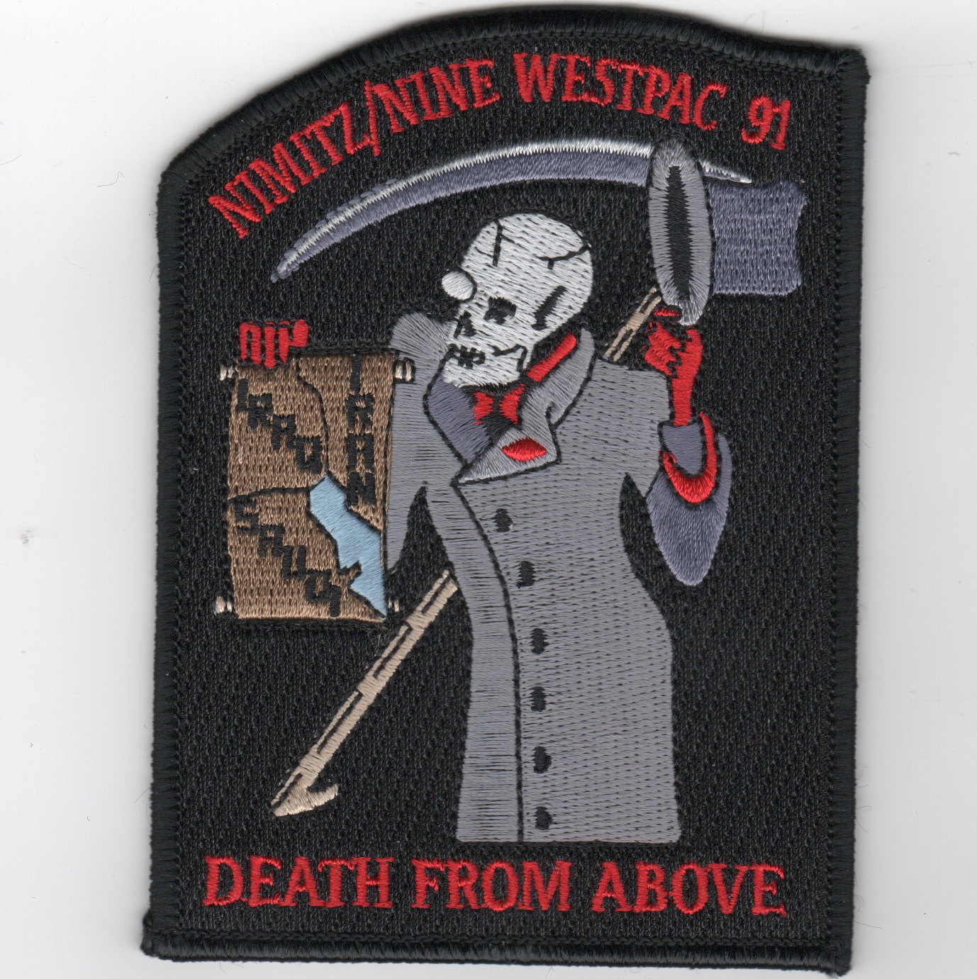CVN-68/CVW-9 1991 WestPac 'Death from Above' Patch