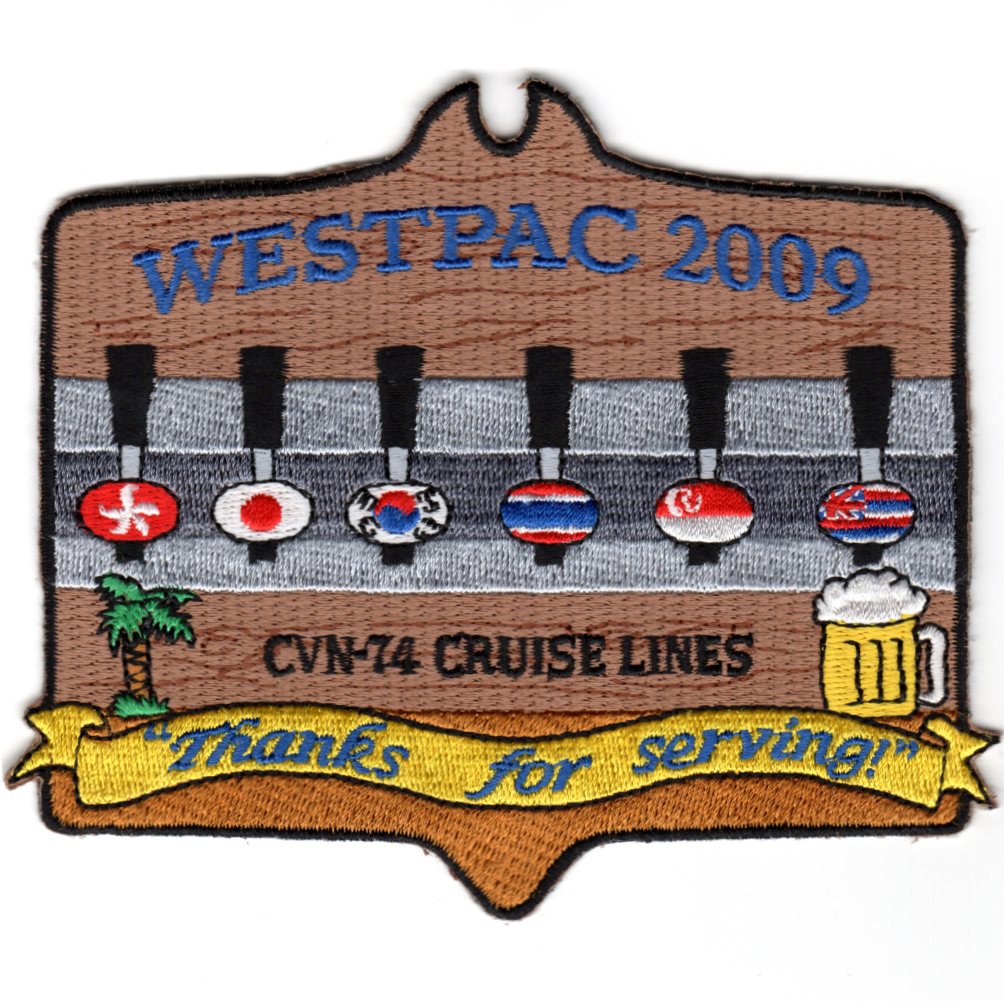 CVN-74/VFA-147 2009 'WESTPAC Cruise Lines' Patch