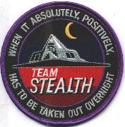 F-117 'Team Stealth' Patch (Purple Border)