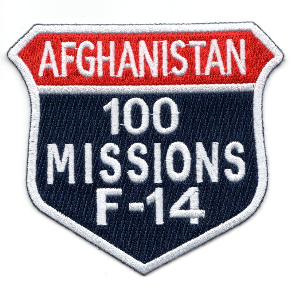 F-14 100 Missions (Afghanistan) Shield
