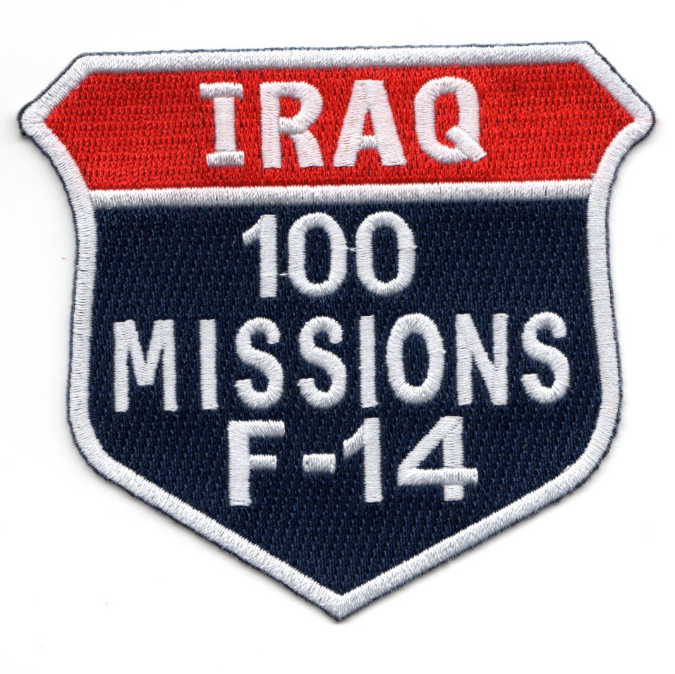 F-14 100 Missions (Iraq) Shield