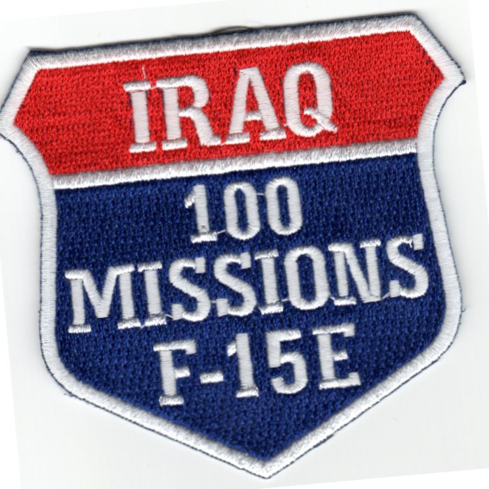 F-15E 100 Missions (Iraq) Patch