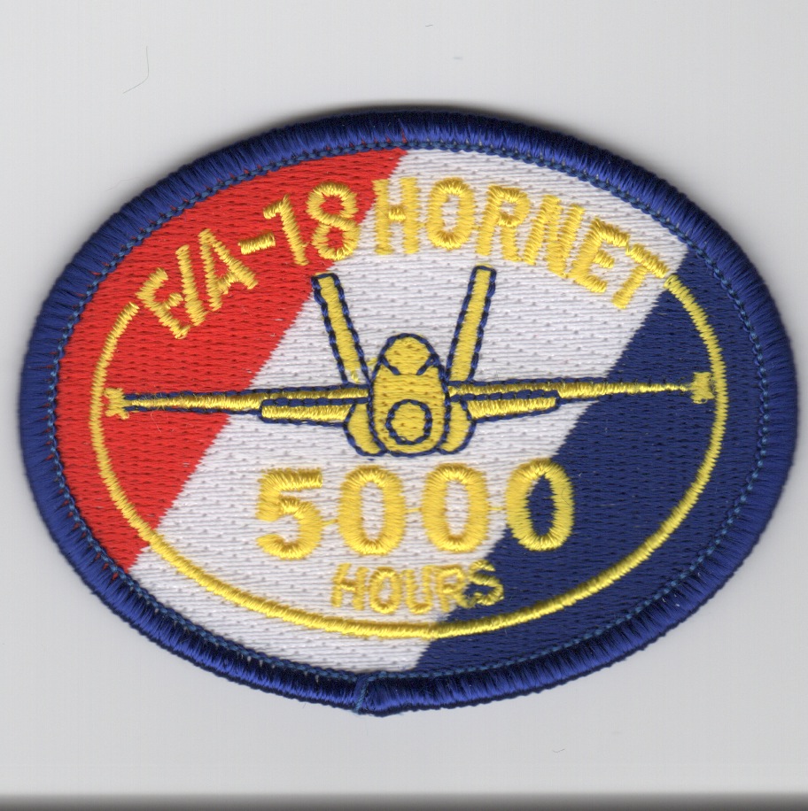 F/A-18 5000 Hours Patch (No Velcro)
