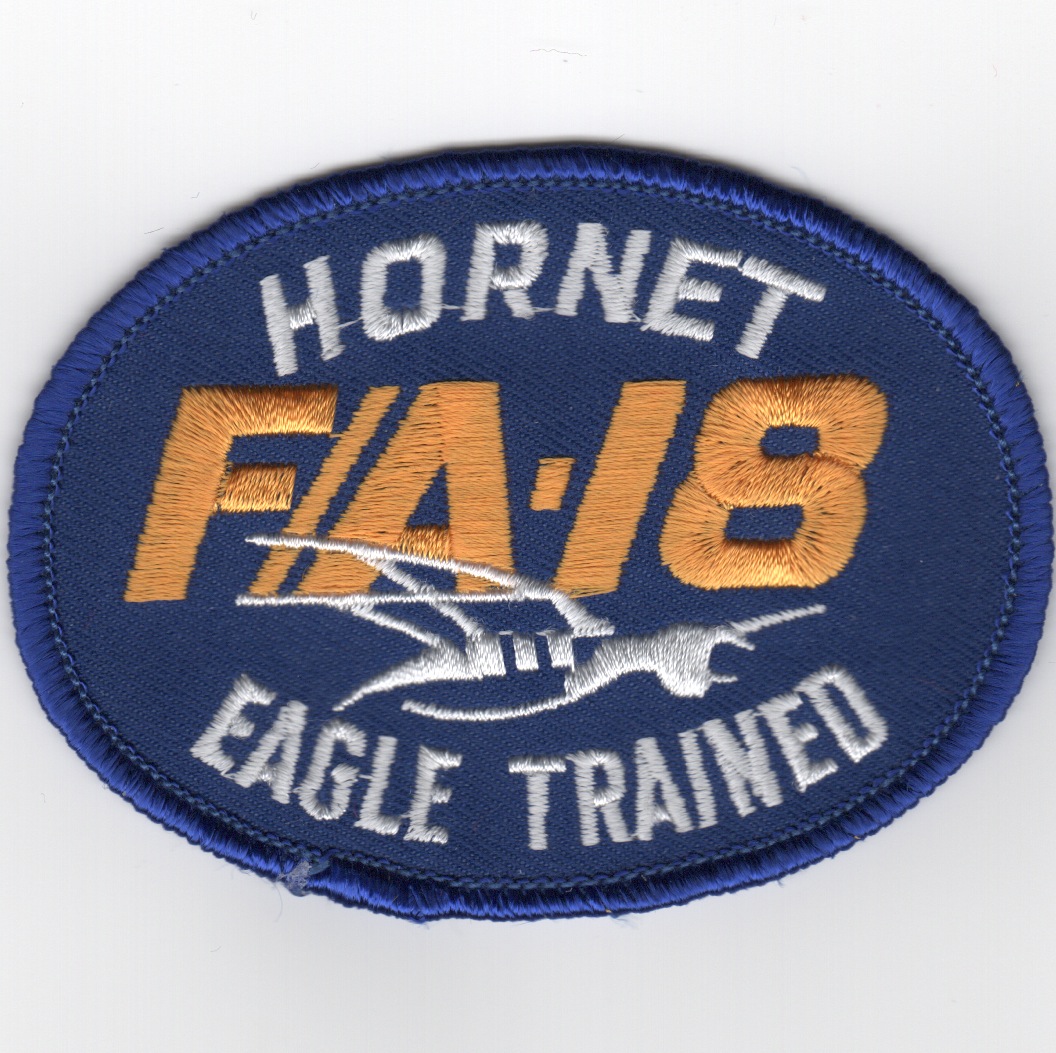 F/A-18 EAGLE-Trained Oval (Blue)