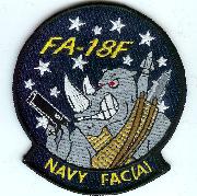 F/A-18F FAC-A Patch (Dk Blue)