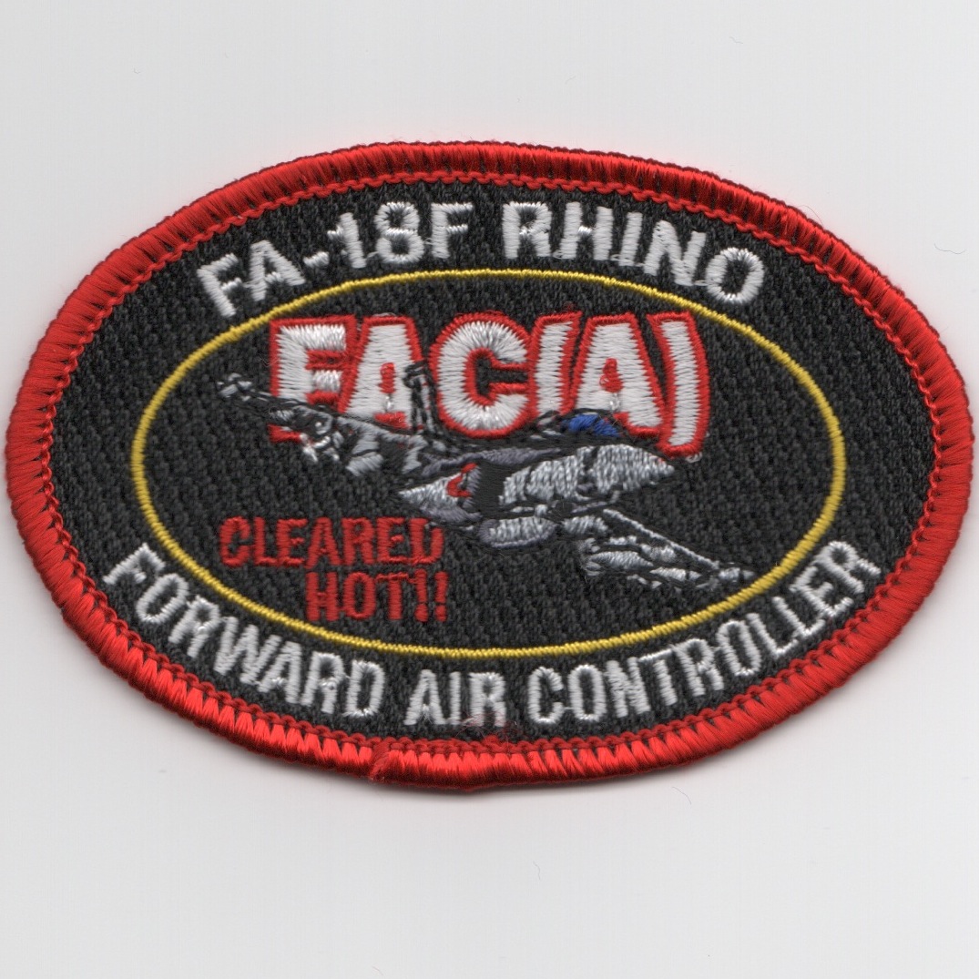 F/A-18F FAC-A Patch (Red-Oval)