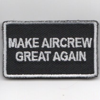 FSS - 'Make AIRCREW Great Again' (Black/Velcro)
