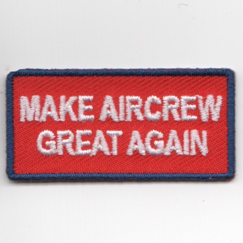 FSS - 'Make AIRCREW Great Again' (Red/NO Velcro)