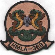 HMLA-369 Squadron Patch (Subdued)