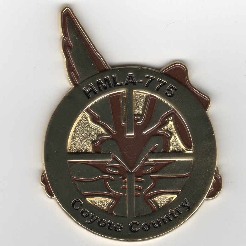 HMLA-775 Squadron Coin (Front)