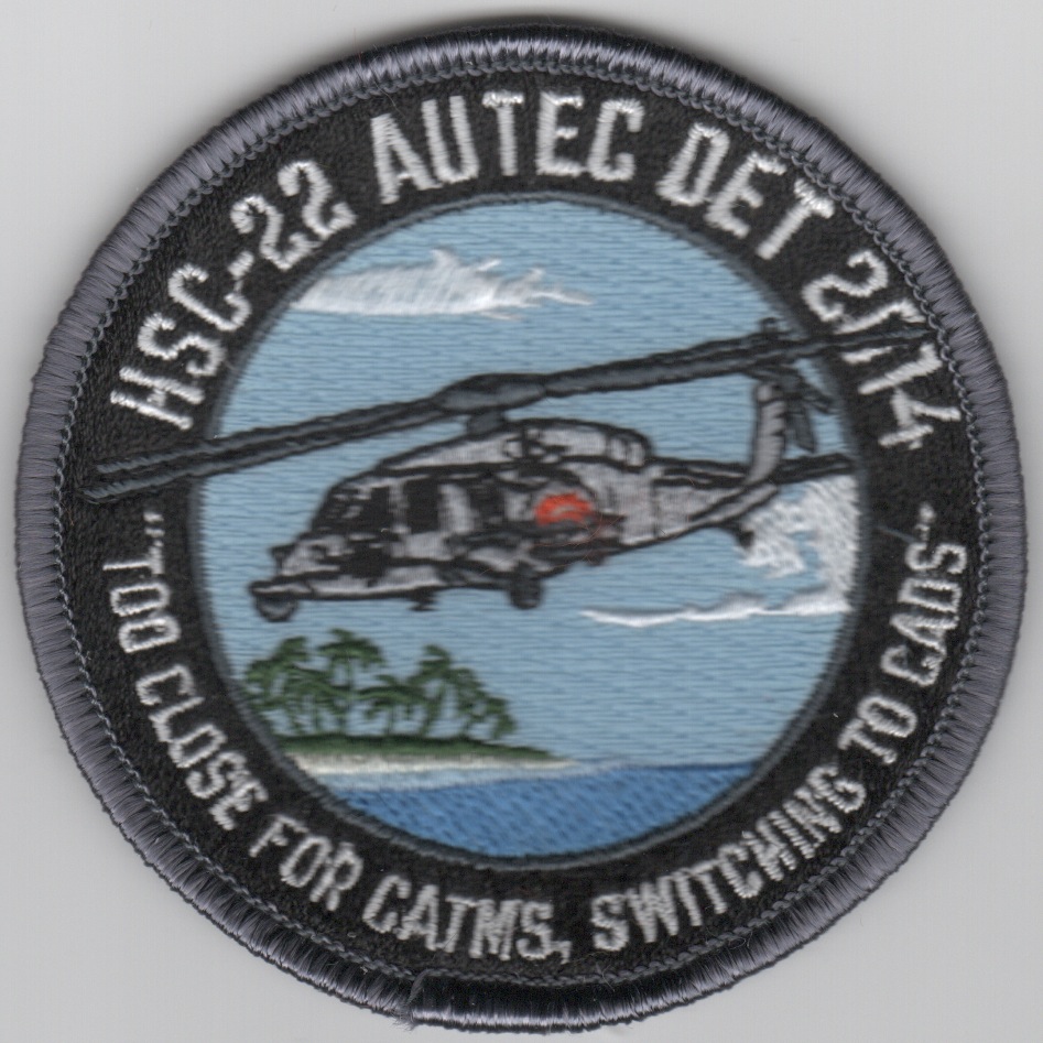 HSC-22/DET-2 'AUTEC 14' Patch