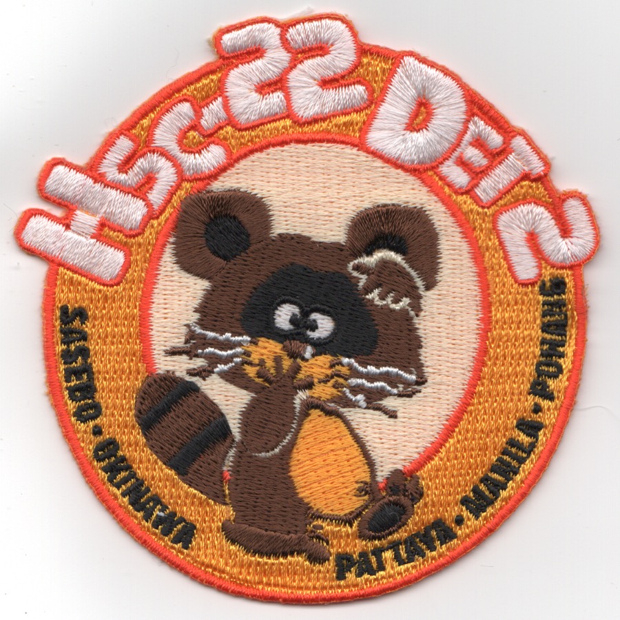 HSC-22/DET-2 'Ricky Raccoon' Patch (Orange)