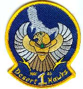 HSC-26 Det-1 Desert Hawks Patch (Blue)