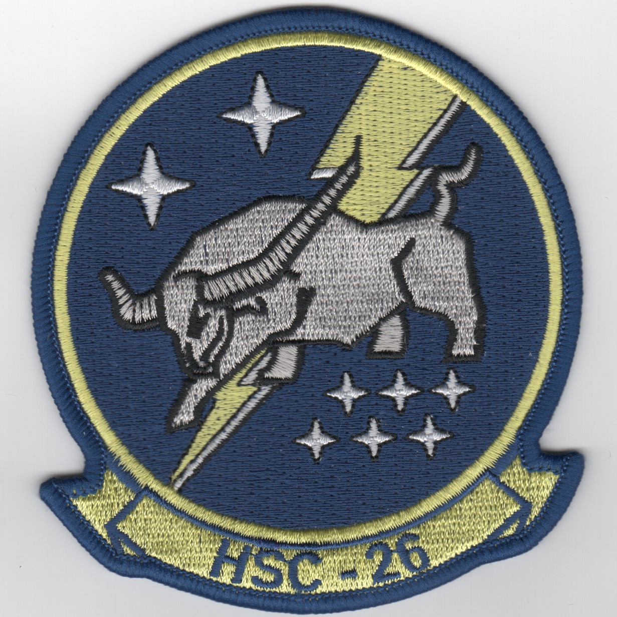 HSC-26 Squadron Patch (Blue/Bull)