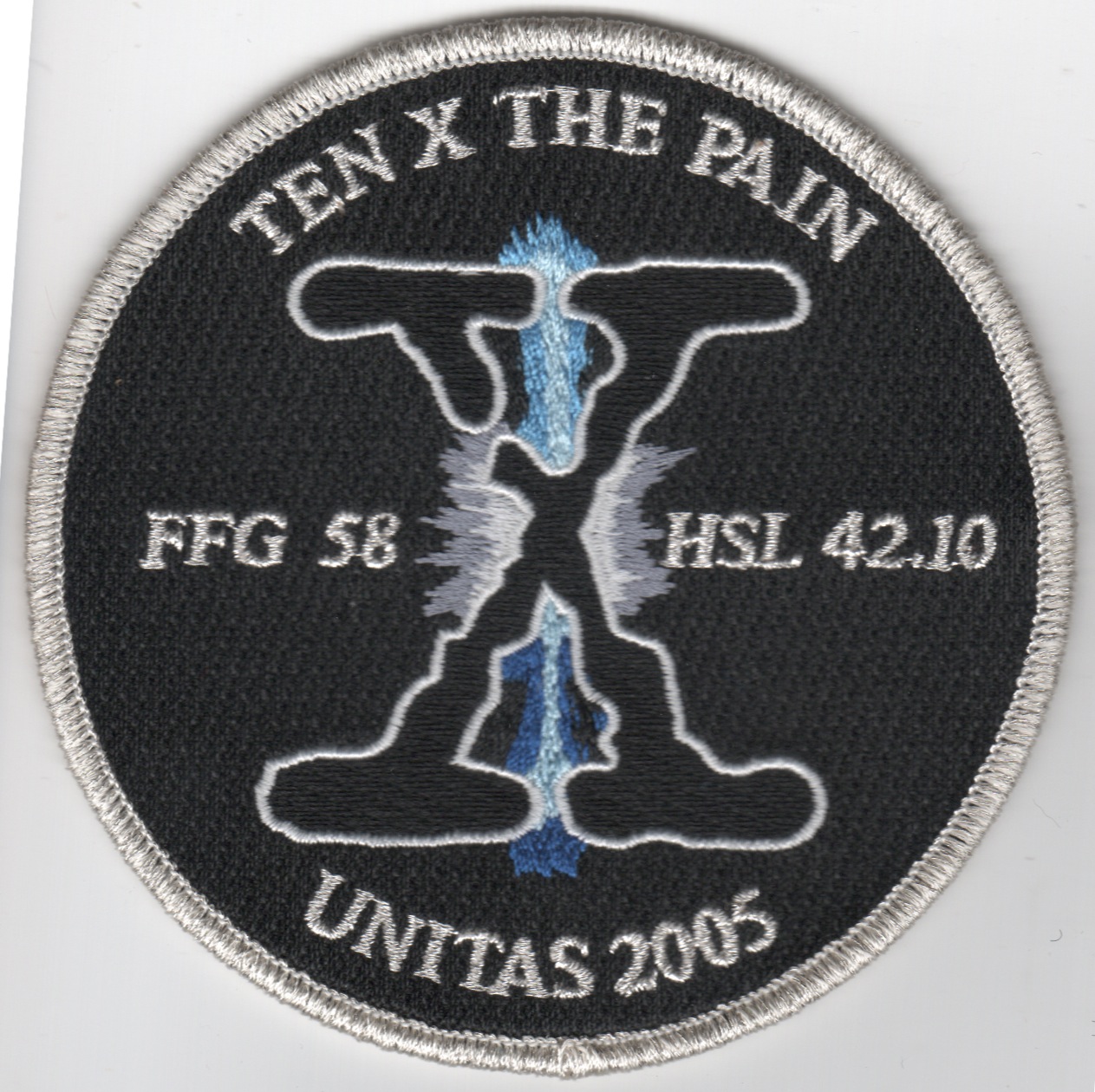 HSL-42 '10 X Pain' Patch (Black)