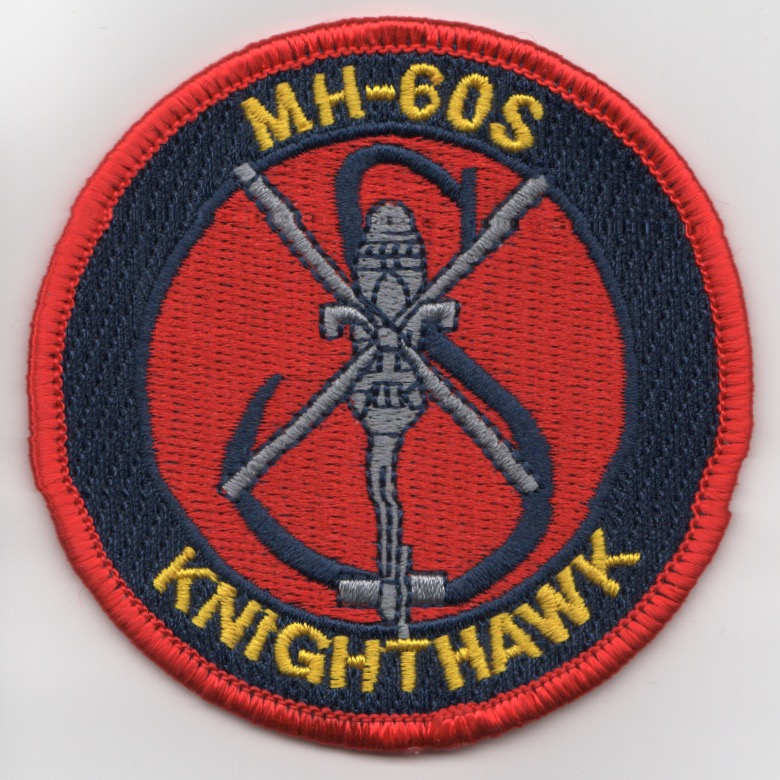 MH-60S 'KnightHawk' Bullet Patch (Red)