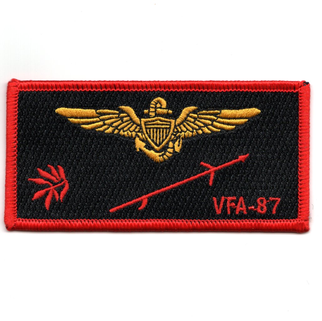 VFA-87 'Pilot' Nametag (Black)