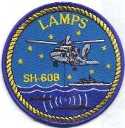 SH-60 LAMPS Patch (Round)