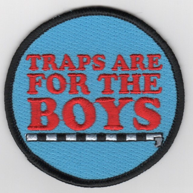 F-14 'TRAPS ARE FOR BOYS' Patch