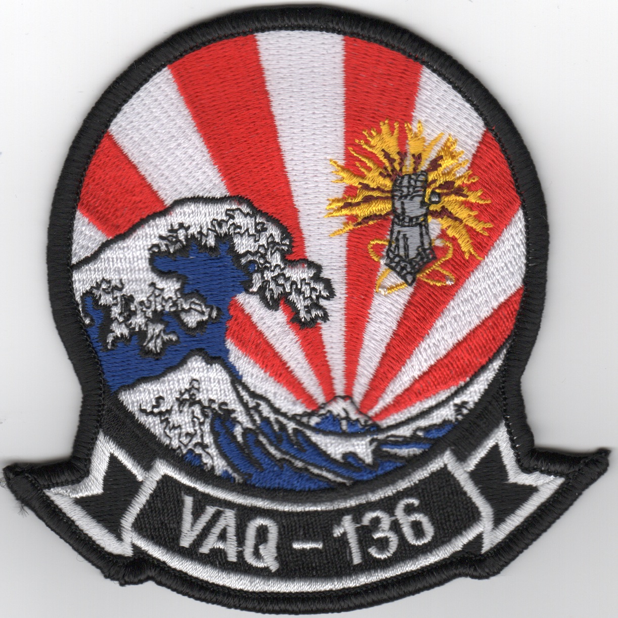 VAQ-136 *TIDAL WAVE* Squadron Patch