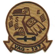 VAQ-137 Squadron Patch (Des w/HARM)