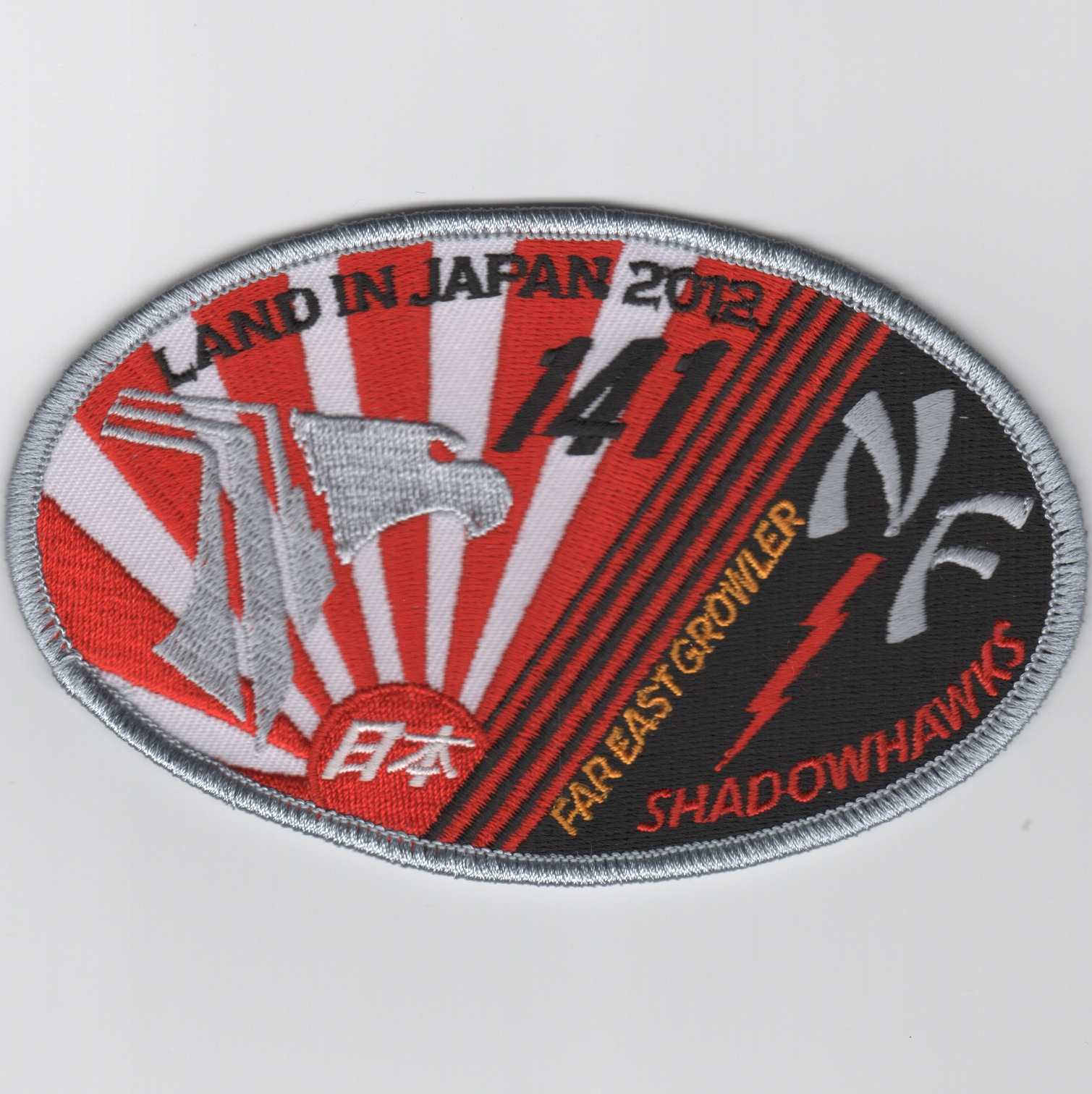 VAQ-141 2012 'Land in Japan' Patch (Oval)