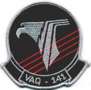 VAQ-141 Squadron Patch (Med/Wide Scroll)