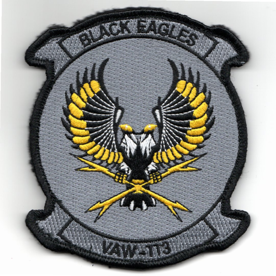 VAW-113 'HISTORICAL' Squadron Patch (Gray/V)