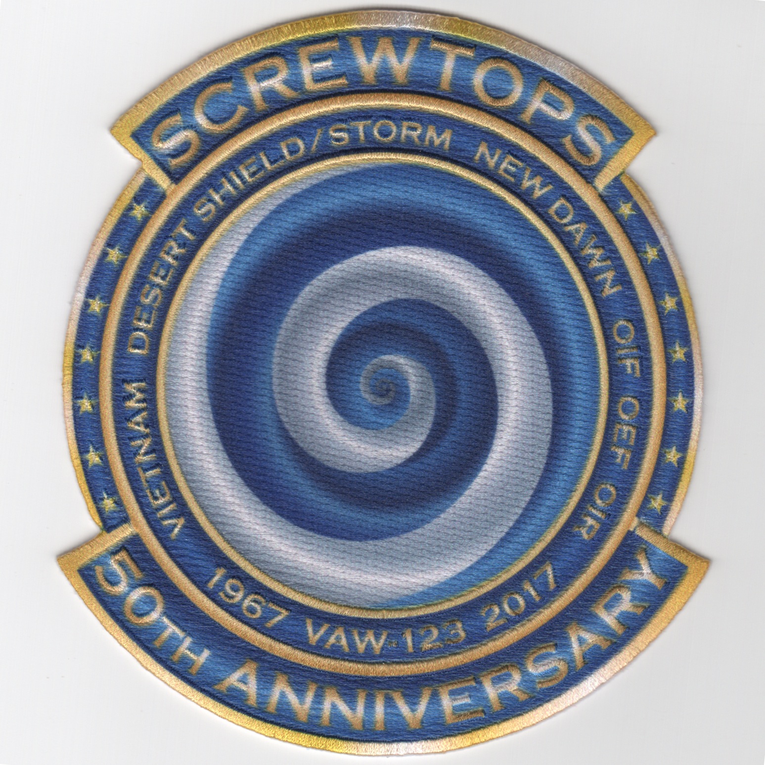 VAW-123 '50th Anniversary Swirl' Patch