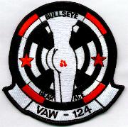 VAW-124 Black-bordered Squadron Patch (Ass)